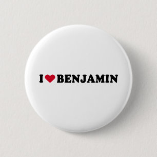 BÓTON REDONDO 5.08CM EU AMO BENJAMIN