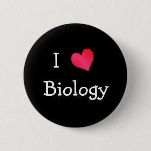 Bóton Redondo 5.08cm Eu Amo Biologia