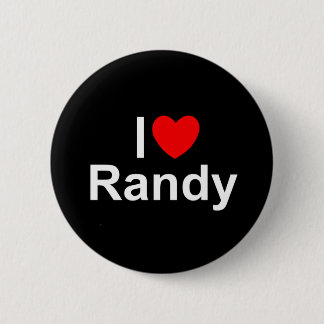 Bóton Redondo 5.08cm Eu amo (coração) Randy