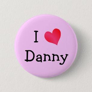 Bóton Redondo 5.08cm Eu amo Danny