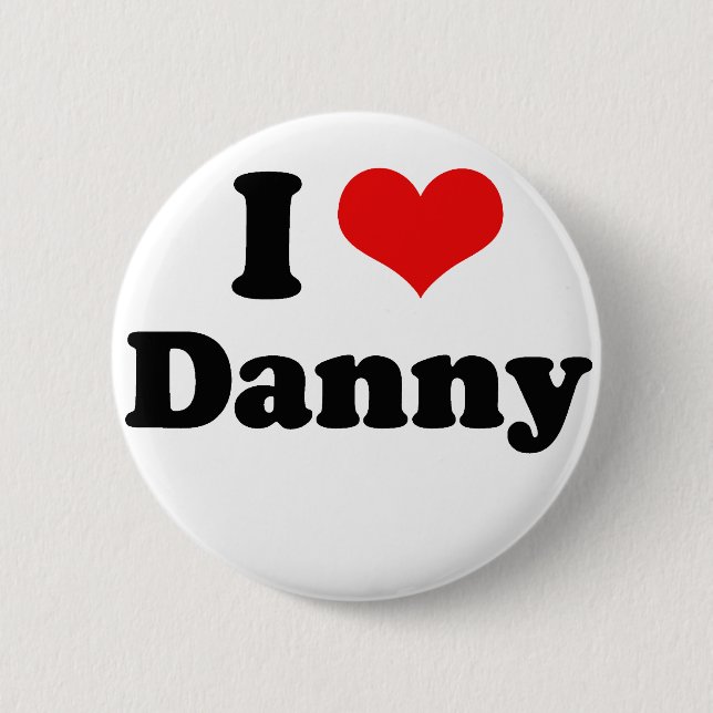 Bóton Redondo 5.08cm Eu amo Danny Gokey (Frente)