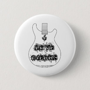Bóton Redondo 5.08cm Eu amo Dierks (a guitarra)