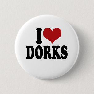 Bóton Redondo 5.08cm Eu amo dorks