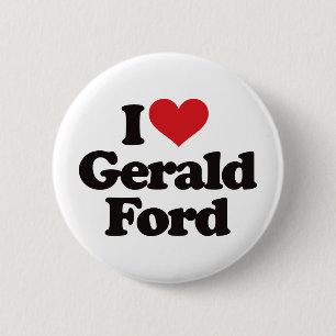 Bóton Redondo 5.08cm Eu amo Gerald Ford