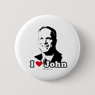 BÓTON REDONDO 5.08CM EU AMO JOHN MCCAIN