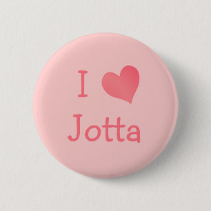 Bóton Redondo 5.08cm Eu Amo Jotta