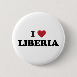 Bóton Redondo 5.08cm Eu amo Liberia