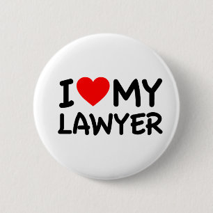 Bóton Redondo 5.08cm Eu amo meu advogado