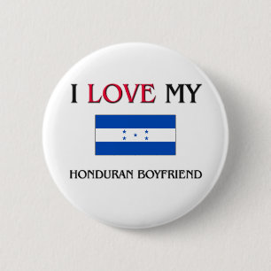 Bóton Redondo 5.08cm Eu amo meu namorado do Honduran