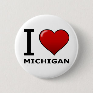 BÓTON REDONDO 5.08CM EU AMO MICHIGAN