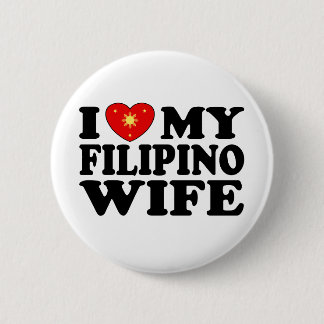 Bóton Redondo 5.08cm Eu Amo Minha Esposa Filipina