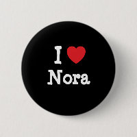 Eu amo Nora Heart T-Shirt