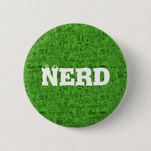 Bóton Redondo 5.08cm Eu amo o botão da ciência dos nerd