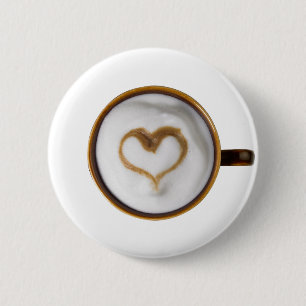 Bóton Redondo 5.08cm Eu amo o café 03