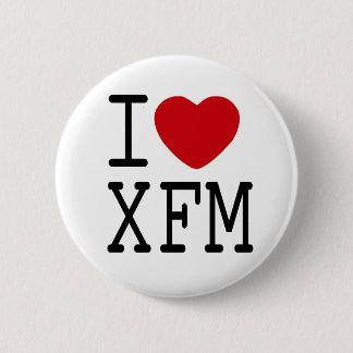 Bóton Redondo 5.08cm Eu amo o crachá de XFM