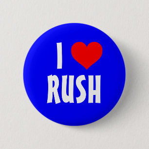 Bóton Redondo 5.08cm Eu amo Rush Limbaugh