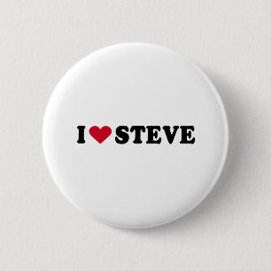 BÓTON REDONDO 5.08CM EU AMO STEVE