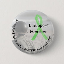 Eu Apoio Heather, Liberdade Não É Grátis Botão