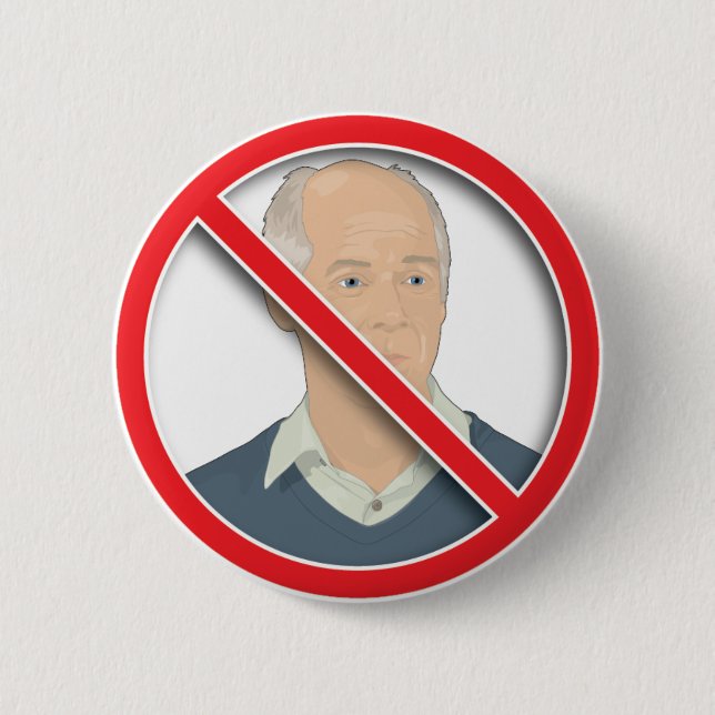 Bóton Redondo 5.08cm "Eu ateei fogo botão de Scott a Bell" (Frente)