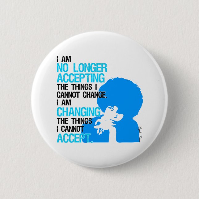 Bóton Redondo 5.08cm Eu estou mudando o botão redondo das coisas (Frente)