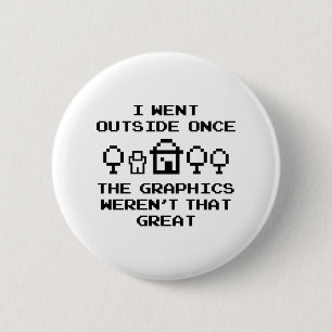 Bóton Redondo 5.08cm Eu fui parte externa uma vez