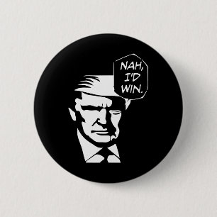 Bóton Redondo 5.08cm Eu ganharia o Funny Trump 2024 Memes Republicanos 