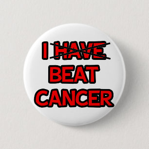 Bóton Redondo 5.08cm Eu ganho Cancer
