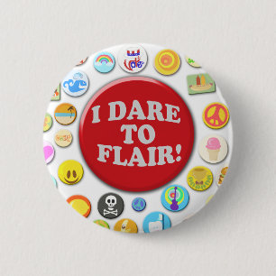 Bóton Redondo 5.08cm Eu Ouso Flair