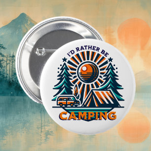 Bóton Redondo 5.08cm Eu Preferencialmente acampar Vibes Vintage