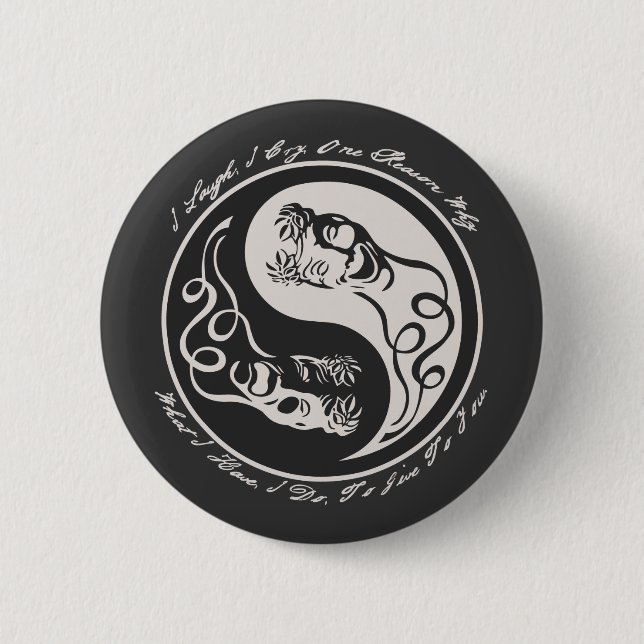 Bóton Redondo 5.08cm Eu rio-me grito (Frente)