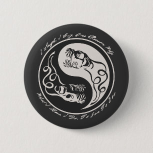 Bóton Redondo 5.08cm Eu rio-me grito