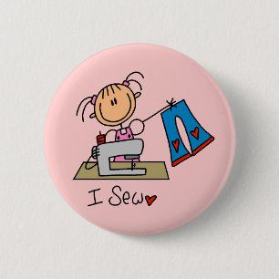 Bóton Redondo 5.08cm Eu Sew