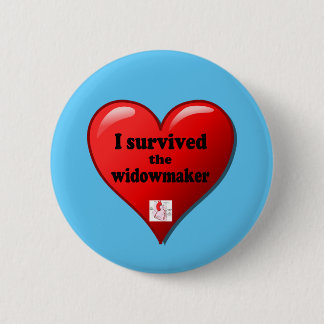 Bóton Redondo 5.08cm Eu Sobrevivi ao Viúvo