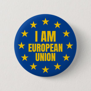 BÓTON REDONDO 5.08CM EU SOU A UNIÃO EUROPEIA