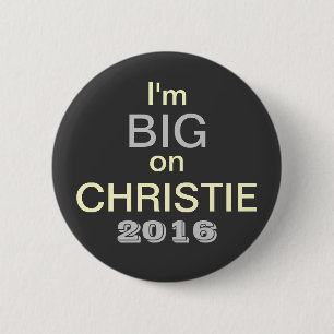 Bóton Redondo 5.08cm Eu sou GRANDE no botão de Christie 2016