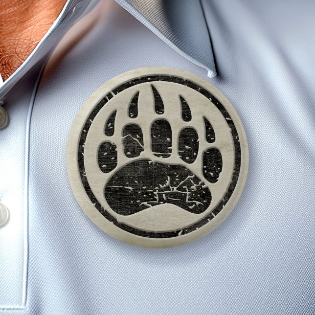 Bóton Redondo 5.08cm Eu sou MAMA GRIZZLY (Custom Button)