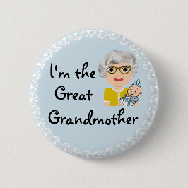 Bóton Redondo 5.08cm Eu sou o excelente - avó