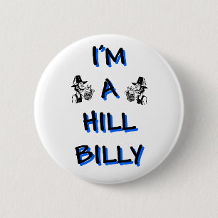 Bóton Redondo 5.08cm Eu sou um hillbilly