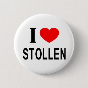 Bóton Redondo 5.08cm Eu ❤️ STOLLEN Eu AMO STOLLEN Eu ADORO STOLLEN