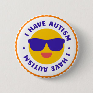 Bóton Redondo 5.08cm Eu Tenho Autismo