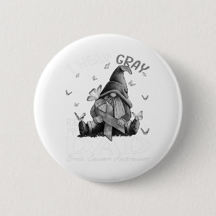 Bóton Redondo 5.08cm Eu Visto Cinzas Para A Sensibilização Do Cancer Do