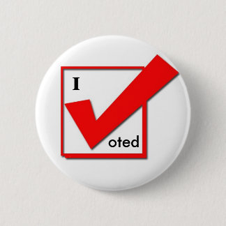 Bóton Redondo 5.08cm Eu votei a verificação