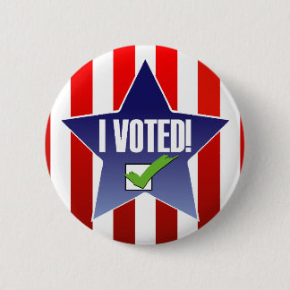 Bóton Redondo 5.08cm Eu votei o Pin da eleição