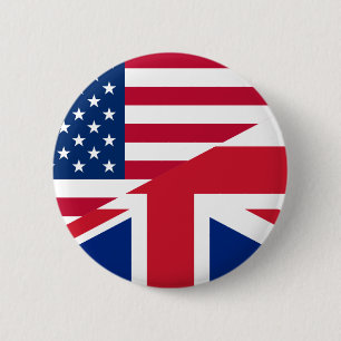 Bóton Redondo 5.08cm EUA britânicos