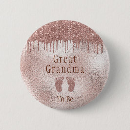 Bóton Redondo 5.08cm Excelente Vovó Para Ser Chá de fraldas Rosa Pidinh