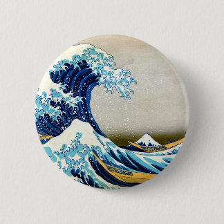 Bóton Redondo 5.08cm Excelente Wave de Kanagawa