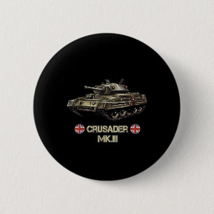 Bóton Redondo 5.08cm Exército Britânico da Segunda Guerra Mundial - Tan