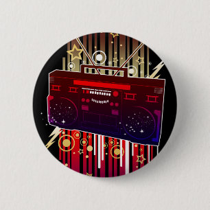 Bóton Redondo 5.08cm Explosão da Boombox