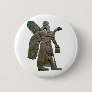 Bóton Redondo 5.08cm Extraterrestrial estrangeiro Sumerian antigo de