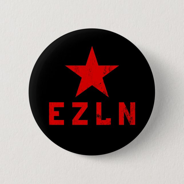 Bóton Redondo 5.08cm EZLN - Ejército Zapatista de Liberación Nacional (Frente)